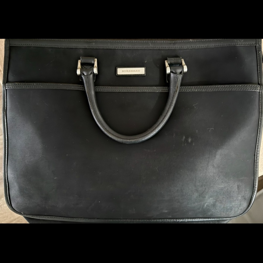 Burberry laptop briefcase